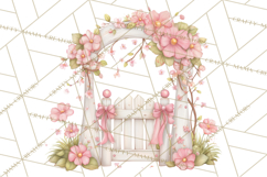 Girly Garden Tools Clipart, Pastel Gardening Clip Art Png Product Image 5