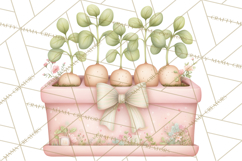 Girly Garden Tools Clipart, Pastel Gardening Clip Art Png Product Image 3