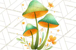 Retro 70s Psychedelic Clipart PNG, Groovy Flowers Product Image 2