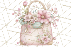 Girly Garden Tools Clipart, Pastel Gardening Clip Art Png Product Image 5