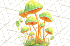 Retro 70s Psychedelic Clipart PNG, Groovy Flowers Product Image 3