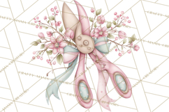 Girly Garden Tools Clipart, Pastel Gardening Clip Art Png Product Image 3