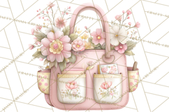 Girly Garden Tools Clipart, Pastel Gardening Clip Art Png Product Image 4