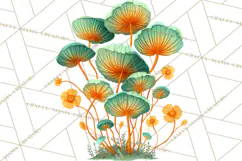 Retro 70s Psychedelic Clipart PNG, Groovy Flowers Product Image 4