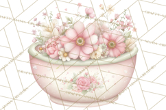 Girly Garden Tools Clipart, Pastel Gardening Clip Art Png Product Image 3