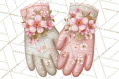 Girly Garden Tools Clipart, Pastel Gardening Clip Art Png Product Image 5