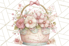Girly Garden Tools Clipart, Pastel Gardening Clip Art Png Product Image 3