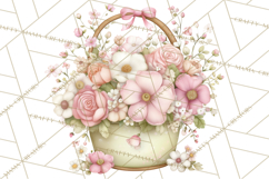 Girly Garden Tools Clipart, Pastel Gardening Clip Art Png Product Image 4