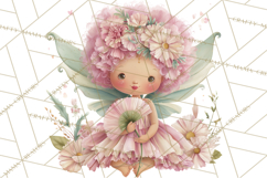 Whimsical Fairy World Clipart, Pastel Fairy Houses Png Product Image 5