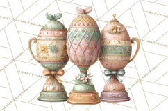 Easter Carnival Clipart, Pastel Carnival Booths Png Product Image 5