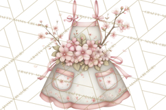 Girly Garden Tools Clipart, Pastel Gardening Clip Art Png Product Image 2