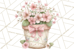 Girly Garden Tools Clipart, Pastel Gardening Clip Art Png Product Image 3
