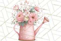 Girly Garden Tools Clipart, Pastel Gardening Clip Art Png Product Image 5