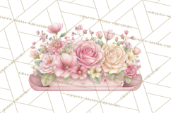 Girly Garden Tools Clipart, Pastel Gardening Clip Art Png Product Image 4