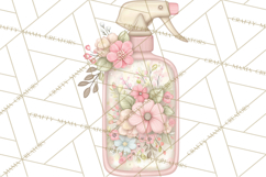 Girly Garden Tools Clipart, Pastel Gardening Clip Art Png Product Image 3