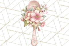 Blossom Tea Party Clipart, Pastel Tea Party Png Product Image 3