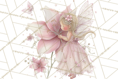 Whimsical Fairy World Clipart, Pastel Fairy Houses Png Product Image 4