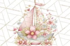Whimsical Fairy World Clipart, Pastel Fairy Houses Png Product Image 2