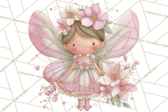 Whimsical Fairy World Clipart, Pastel Fairy Houses Png Product Image 4