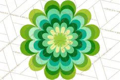 Retro 70s Psychedelic Clipart PNG, Groovy Flowers Product Image 4