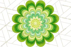 Retro 70s Psychedelic Clipart PNG, Groovy Flowers Product Image 5
