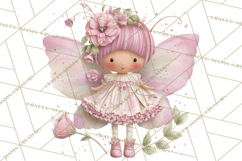 Whimsical Fairy World Clipart, Pastel Fairy Houses Png Product Image 5