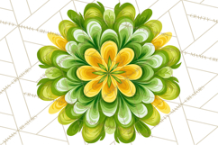 Retro 70s Psychedelic Clipart PNG, Groovy Flowers Product Image 2