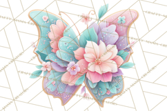 Easter Cookies Clipart, Bunny Chick Egg Carrot Flower PNG Product Image 3