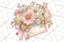 Blossom Tea Party Clipart, Pastel Tea Party Png Product Image 3