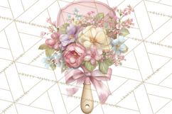 Blossom Tea Party Clipart, Pastel Tea Party Png Product Image 4