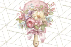 Blossom Tea Party Clipart, Pastel Tea Party Png Product Image 4
