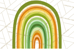 Retro 70s Psychedelic Clipart PNG, Groovy Flowers Product Image 2