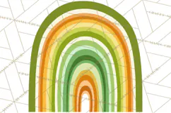 Retro 70s Psychedelic Clipart PNG, Groovy Flowers Product Image 2