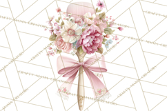 Blossom Tea Party Clipart, Pastel Tea Party Png Product Image 3