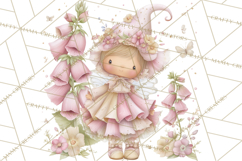 Whimsical Fairy World Clipart, Pastel Fairy Houses Png Product Image 4