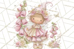 Whimsical Fairy World Clipart, Pastel Fairy Houses Png Product Image 4