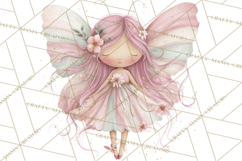 Whimsical Fairy World Clipart, Pastel Fairy Houses Png Product Image 5