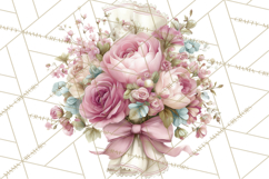 Blossom Tea Party Clipart, Pastel Tea Party Png Product Image 5