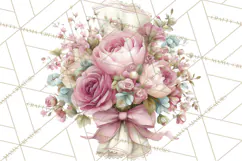 Blossom Tea Party Clipart, Pastel Tea Party Png Product Image 5