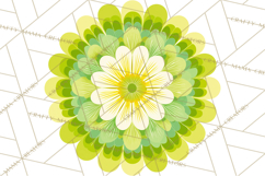 Retro 70s Psychedelic Clipart PNG, Groovy Flowers Product Image 2