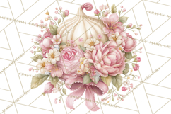 Blossom Tea Party Clipart, Pastel Tea Party Png Product Image 2