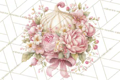 Blossom Tea Party Clipart, Pastel Tea Party Png Product Image 2