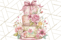 Blossom Tea Party Clipart, Pastel Tea Party Png Product Image 3
