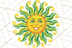 Retro 70s Psychedelic Clipart PNG, Groovy Flowers Product Image 5