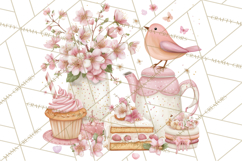 Whimsical Fairy World Clipart, Pastel Fairy Houses Png Product Image 5