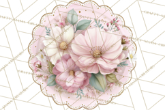 Blossom Tea Party Clipart, Pastel Tea Party Png Product Image 3