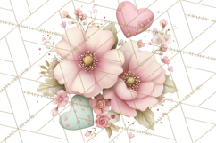Blossom Tea Party Clipart, Pastel Tea Party Png Product Image 2