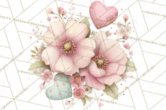 Blossom Tea Party Clipart, Pastel Tea Party Png Product Image 2