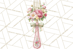 Blossom Tea Party Clipart, Pastel Tea Party Png Product Image 2