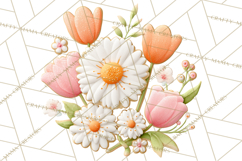 Easter Cookies Clipart, Bunny Chick Egg Carrot Flower PNG Product Image 2
